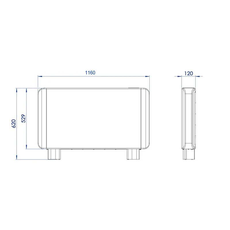 Radiateur à ventilo-convecteur hydronique Nemo 600 - Inverter CC avec commande intégrée