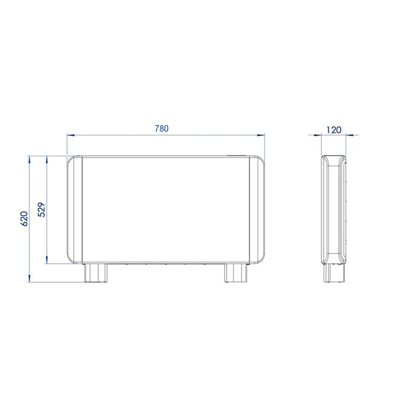 Radiateur à ventilo-convecteur hydronique Nemo 250 - Inverter CC avec commande intégrée