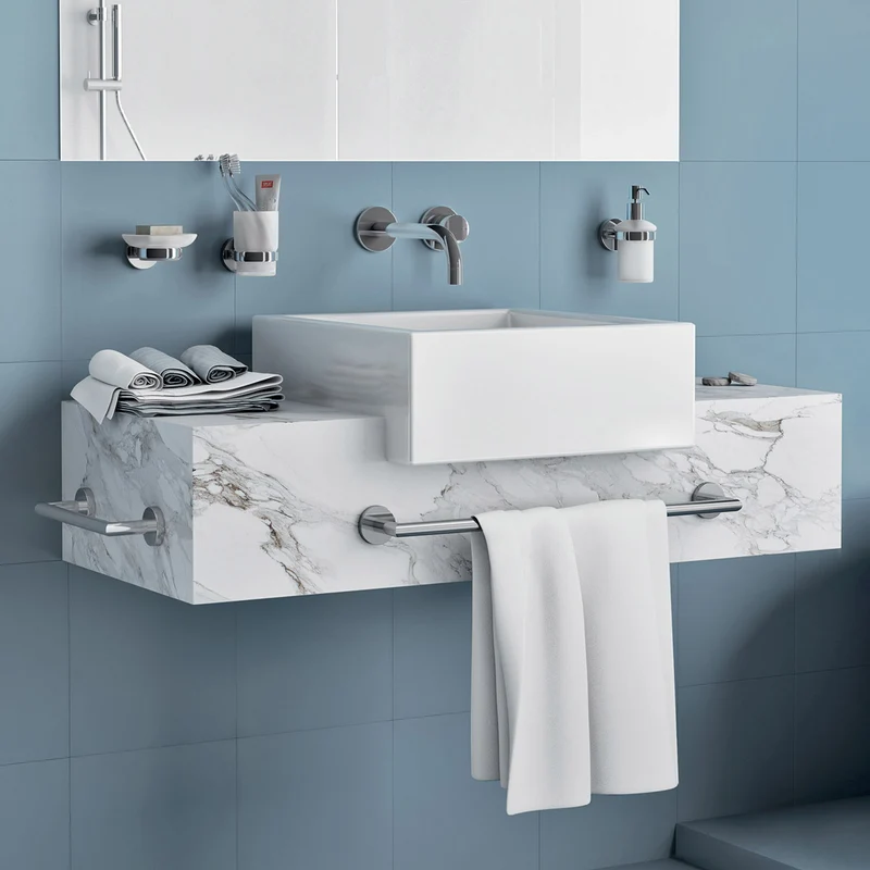 Porte-serviettes en acier de 45 cm - PROJECT GEDY