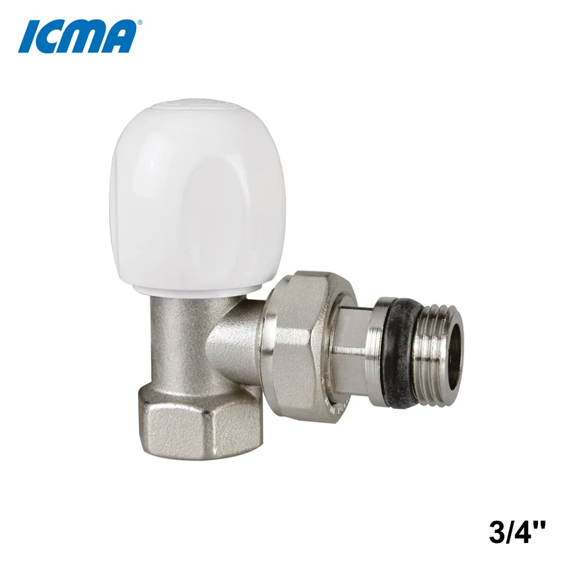 Robinet thermostatique de radiateur ICMA 844 3/4'', support en fer