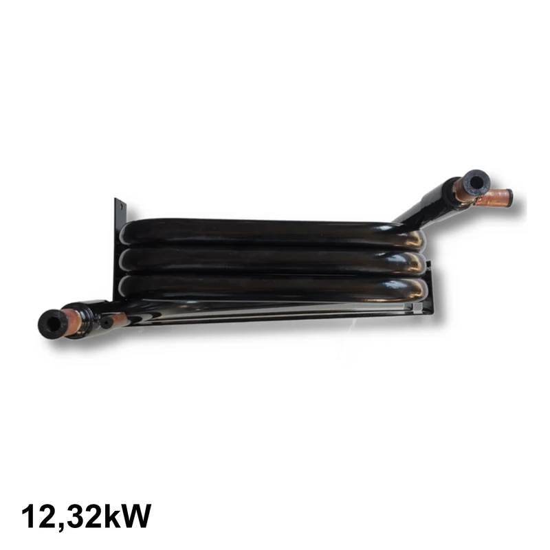 Condenseur d'eau coaxial de 12,32 kW pour système de réfrigération