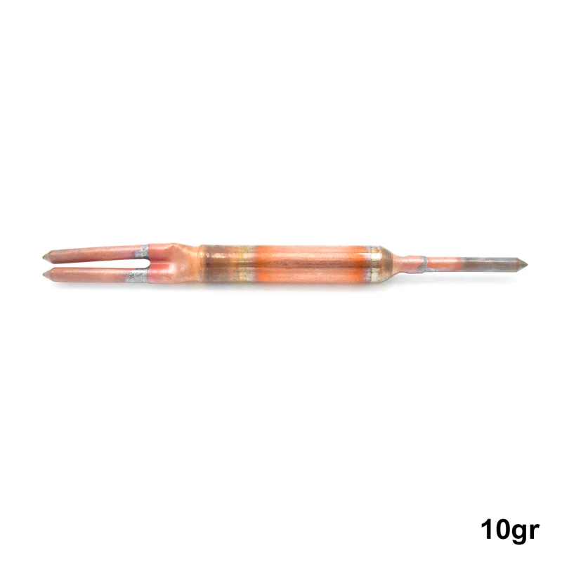 Filtre déshydrateur à 3 voies en cuivre moléculaire 10 g - pour circuits frigorifiques