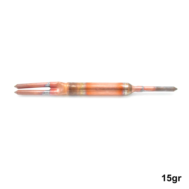 Filtre déshydrateur à 3 voies en cuivre moléculaire 15 g - pour circuits frigorifiques
