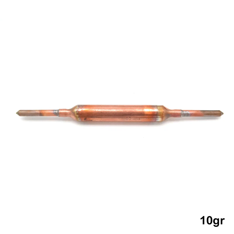 Filtre déshydrateur de 10 g de poids moléculaire, connexions 6,1 x 6,1 mm, circuit de réfrigérateur