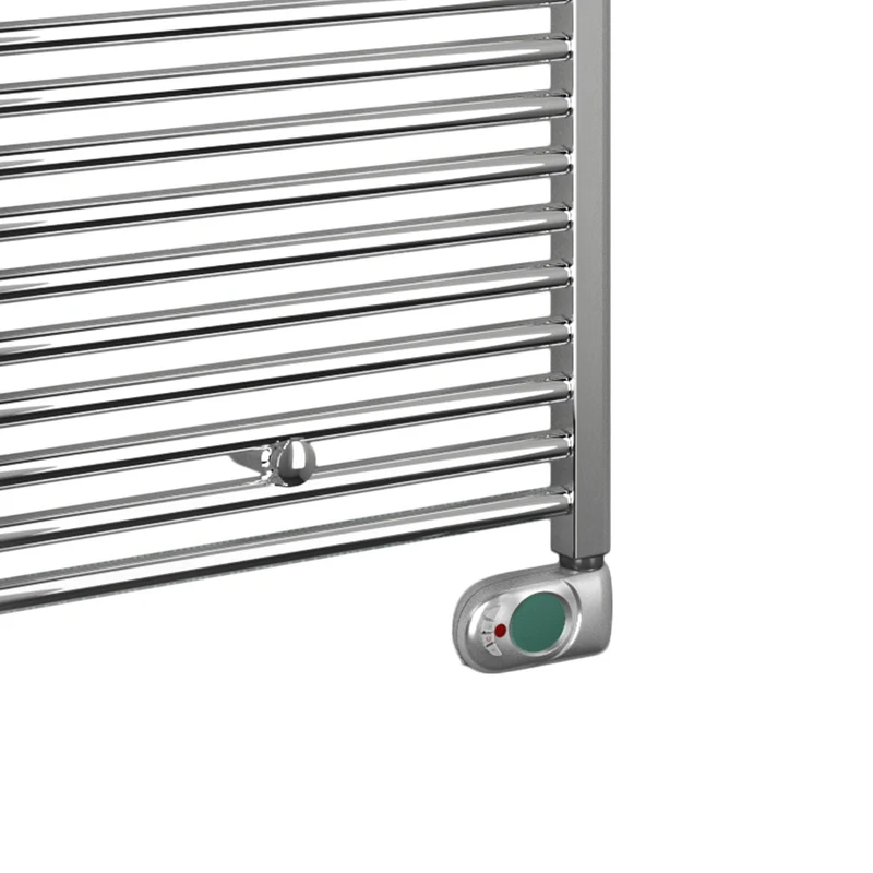 Sèche-serviettes électrique CORTINA EVO CHROME 72x40 cm avec thermostat numérique programmable