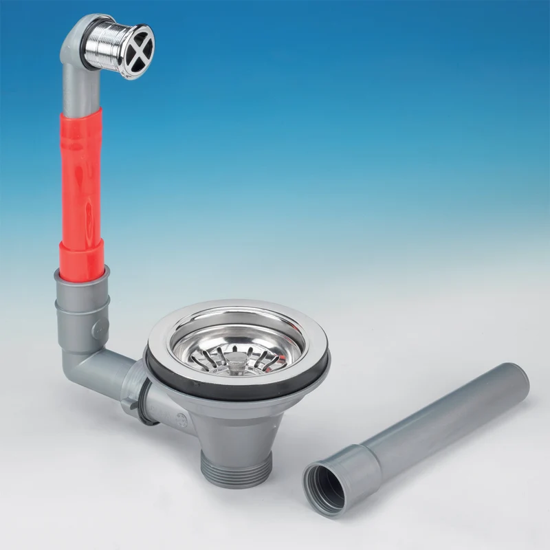 Trou de panier d'évier universel Ø 90 TP sortie ronde 1''1/2 GAZ