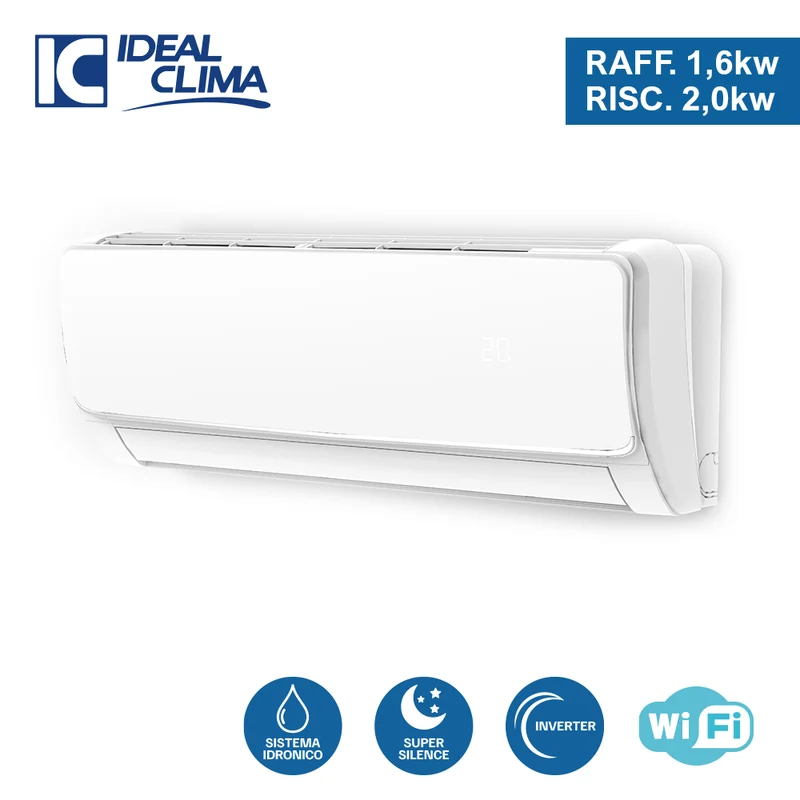 Comfosplit Ikaro HI-WALL inverter 350 COOL 1,6 KW - HEATING 2,0 KW Ventilo-convecteur