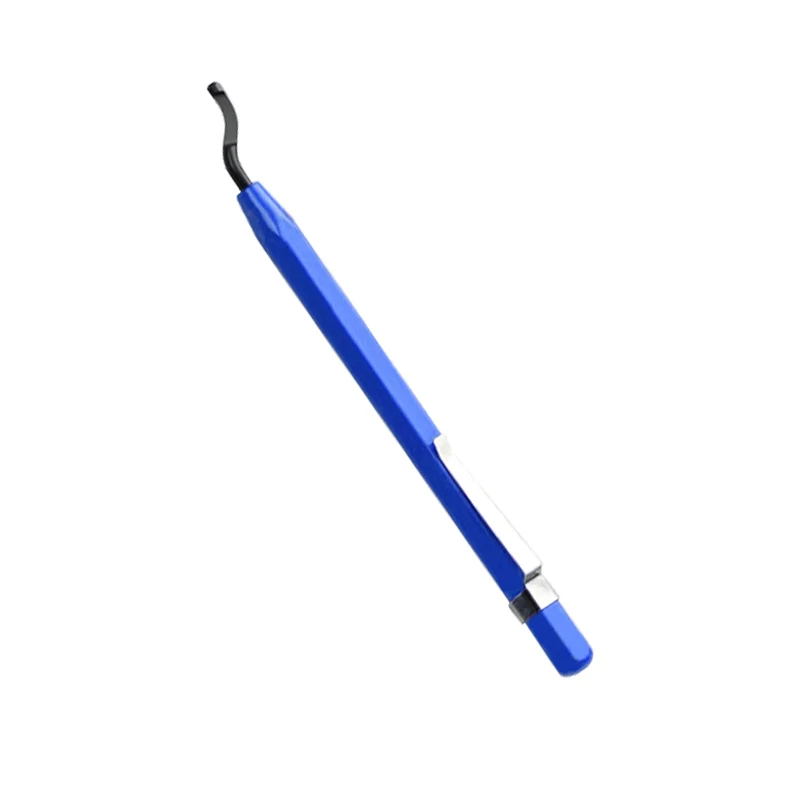 Ébavureur de poche pour tuyaux en cuivre, avec corps en métal de type crayon et lame interchangeable