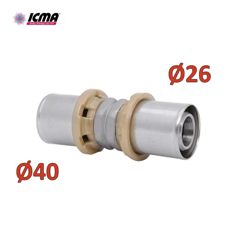 Manchon de raccordement double réduit droit ICMA 400 - 40x26 - SEMPITER®