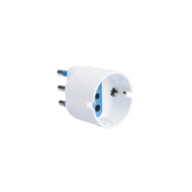 Adaptateur Schuko Faeg 16A + T blanc