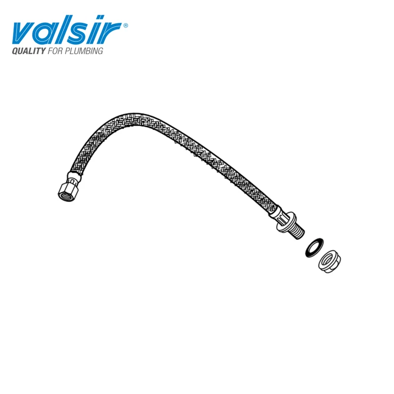 Tuyau flexible de 3/8'' pour l'alimentation par le bas du réservoir de toilettes Valsir Corallo3