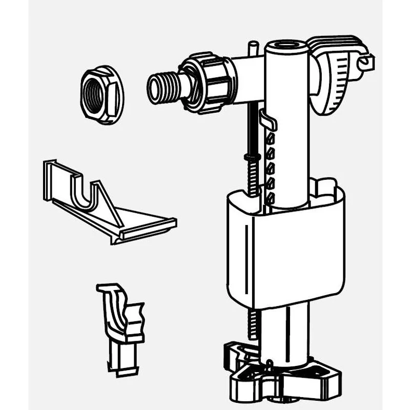 Kit de remplacement de flotteur pour réservoirs de toilettes encastrés Rios 1996-2014 et Medusa 2008/2010