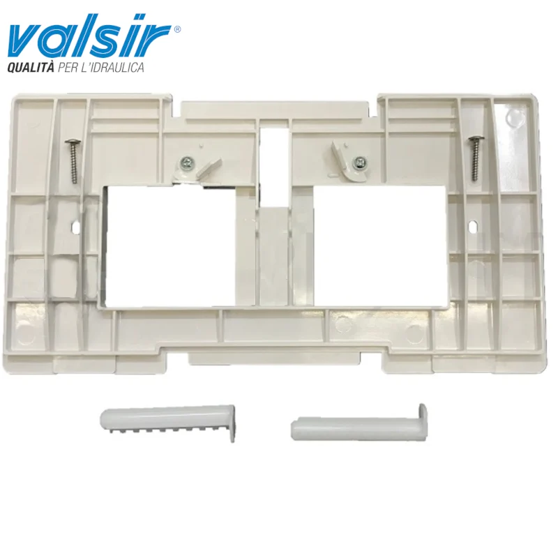 Kit de plaque de fixation pour chasse d'eau simple avec loquets pour réservoirs de toilettes Valsir Medusa et Angel