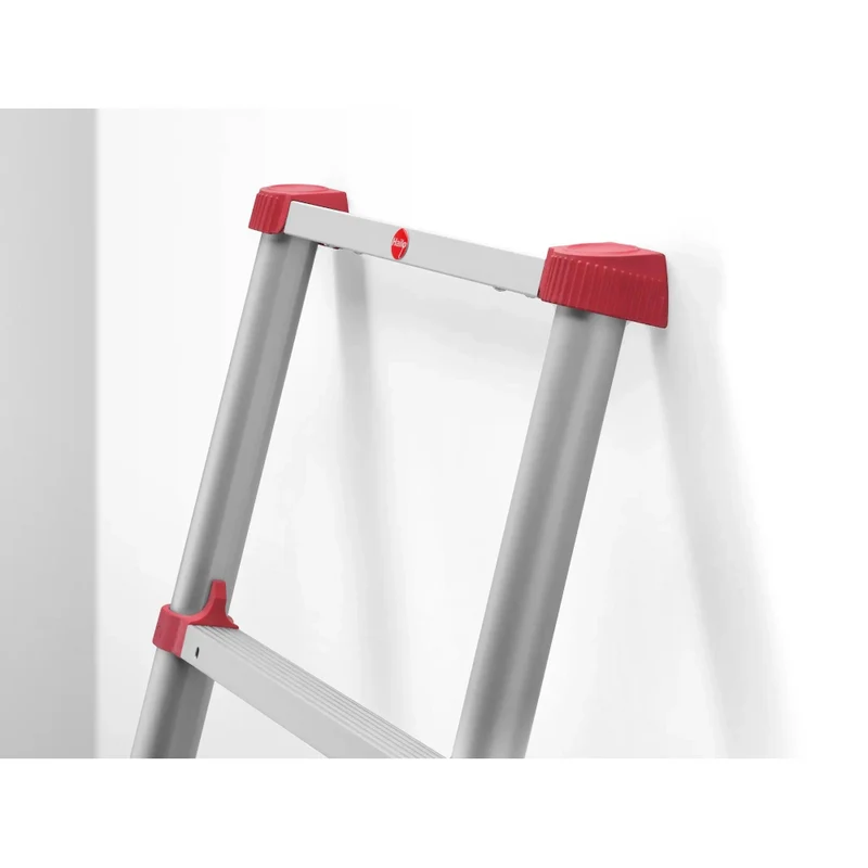Échelle télescopique extensible en aluminium Hailo à 9 barreaux, capacité de charge 150 kg.