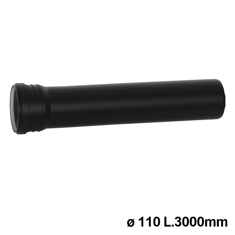 Tuyau Blackfire 1 BIC. D.110 L.3000 mm