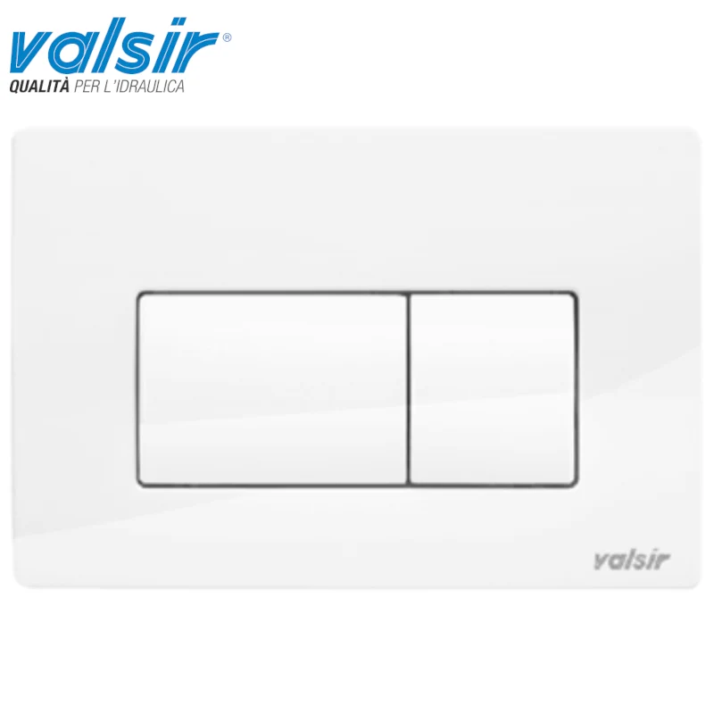 PLAQUE DE RÉSERVOIR MÉCANIQUE VALSIR P1, BLANC BRILLANT