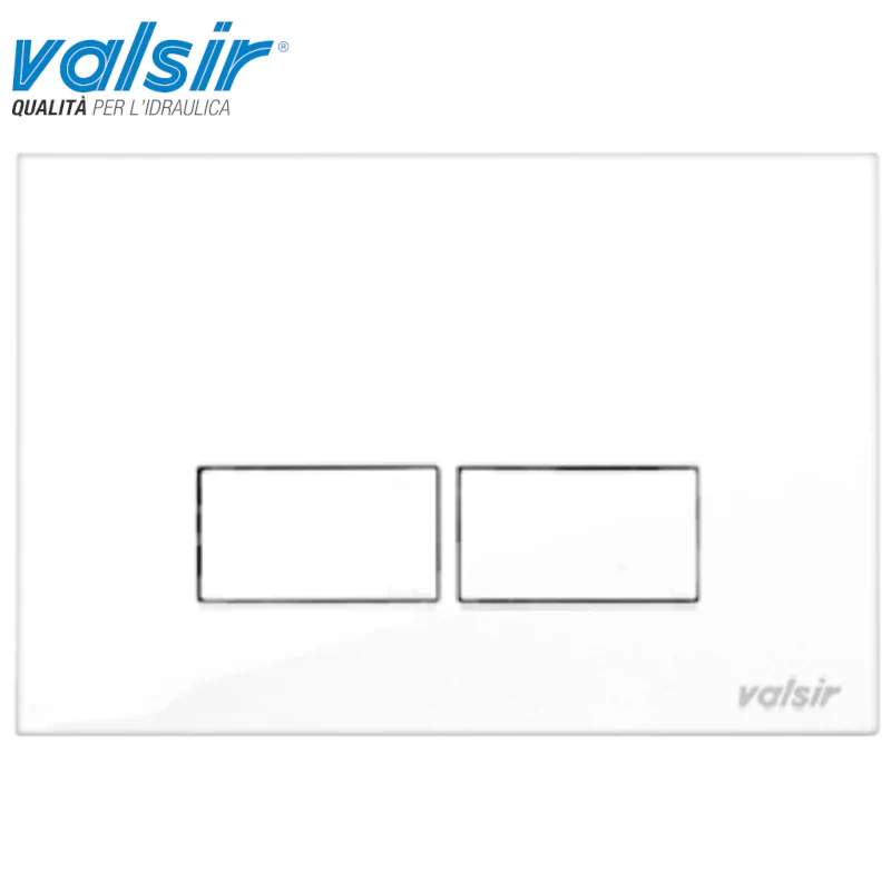 PLAQUE DE RÉSERVOIR MÉCANIQUE VALSIR P3, BLANC BRILLANT