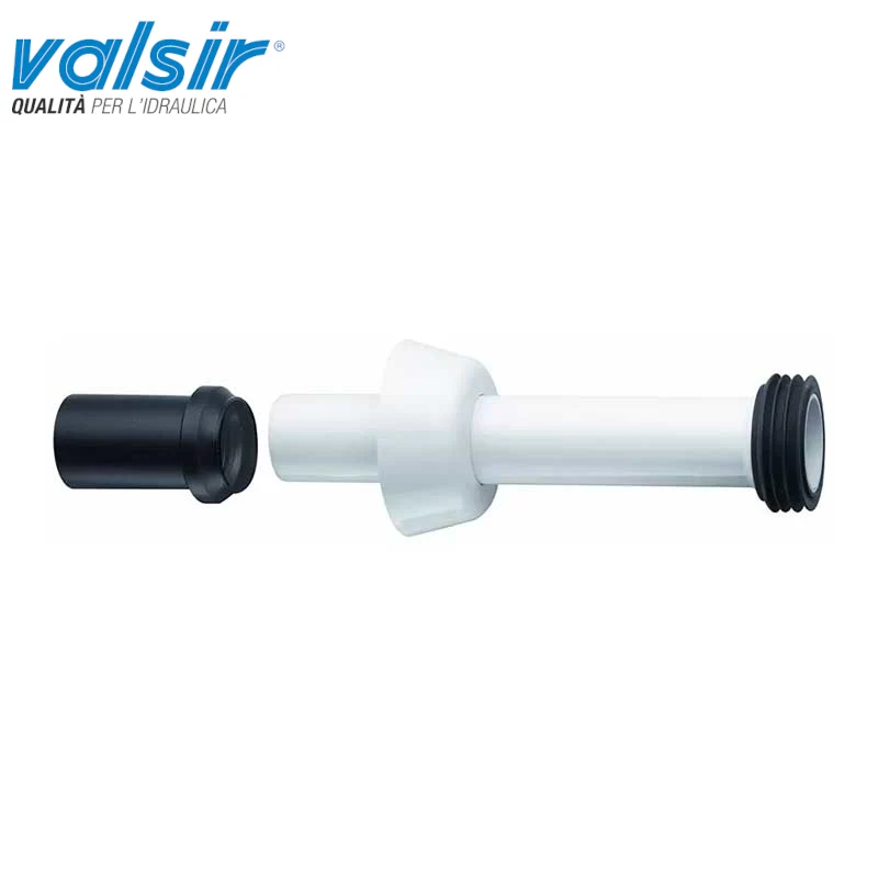 VALSIR BLANC CANAPÉ DE WC TÉLESCOPIQUE 40/45