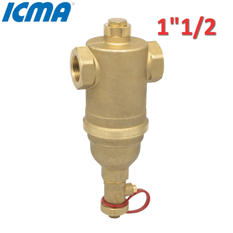 745 | Séparateur de boues 1''1/2 F-F pour chaudières équipées d'une vanne à bille