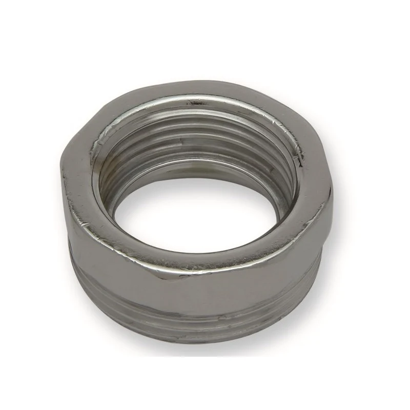 RÉDUCTION EN LAITON CHROMÉ MF 1''1/4 X 1''