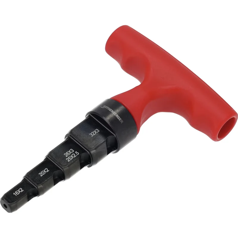Outil d'ébavurage et de calibrage à cliquet ROCALIBER S ROTHENBERGER pour multicouches 16/20/26/32 mm