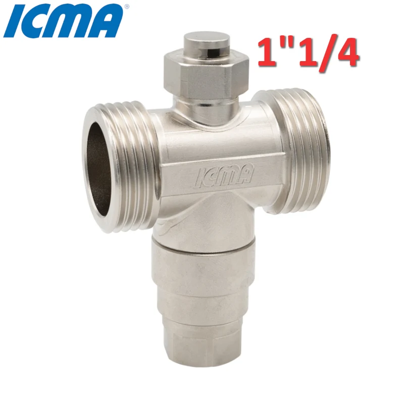 ICMA 609 - Vanne antigel pour pompe à chaleur 1''1/4" avec raccords filetés