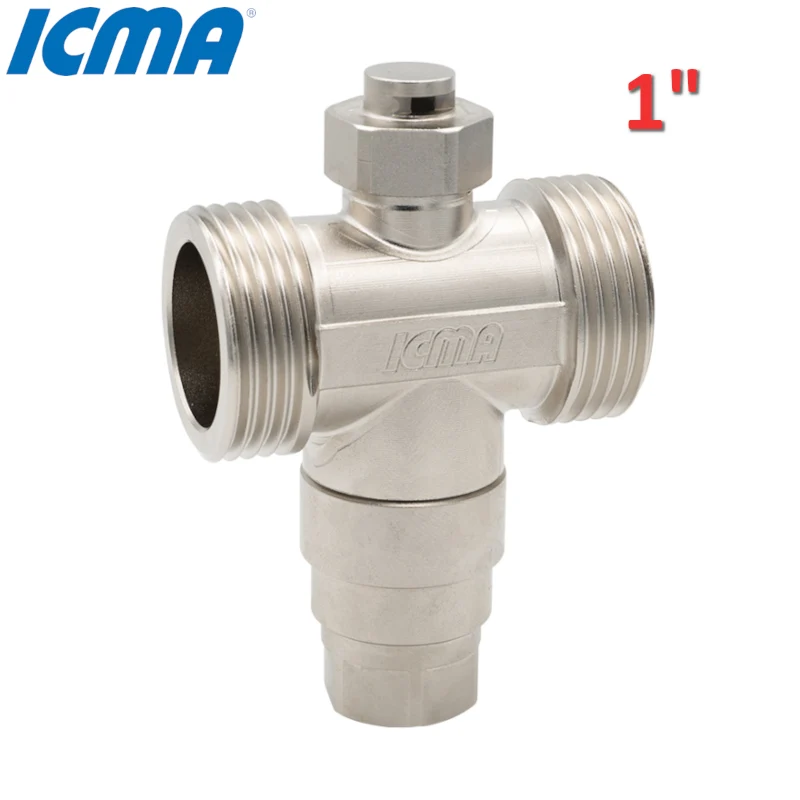 ICMA 609 - Vanne antigel 1'' pour pompes à chaleur avec raccords filetés