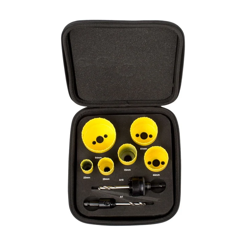 STARRETT 22, 29, 35, 44, 51 et 64 - Jeu de scies cloches bimétalliques génériques à coupe rapide