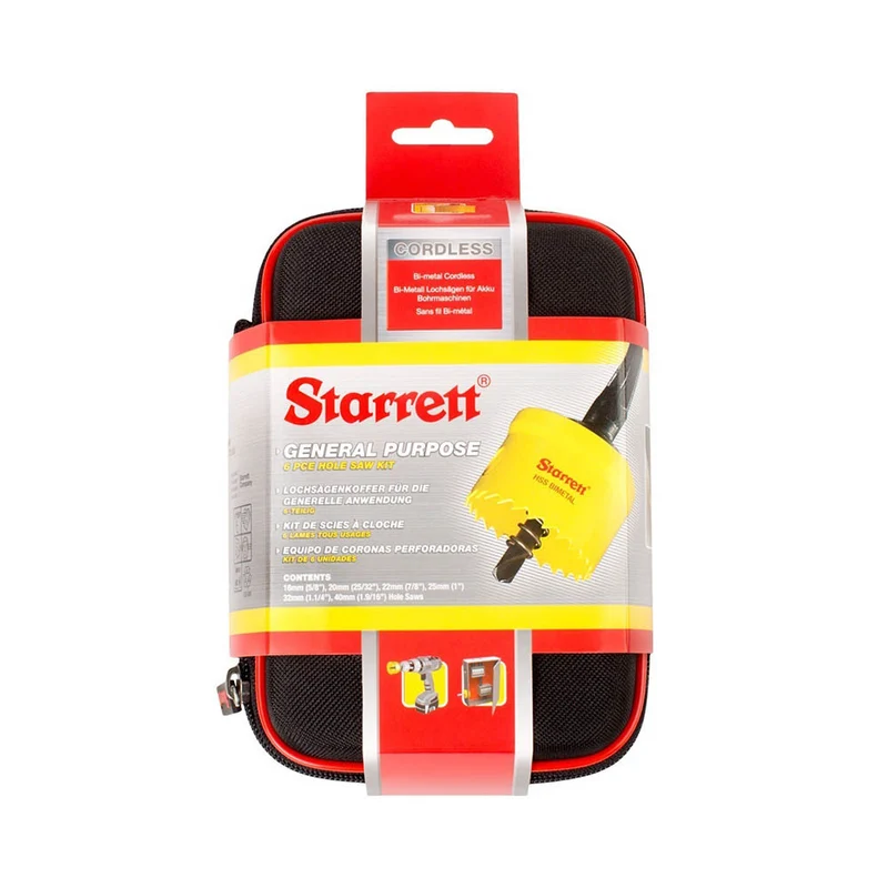 Kit d'usage général pour outils sans fil D. 16, 20, 22, 25, 32, 40 mm