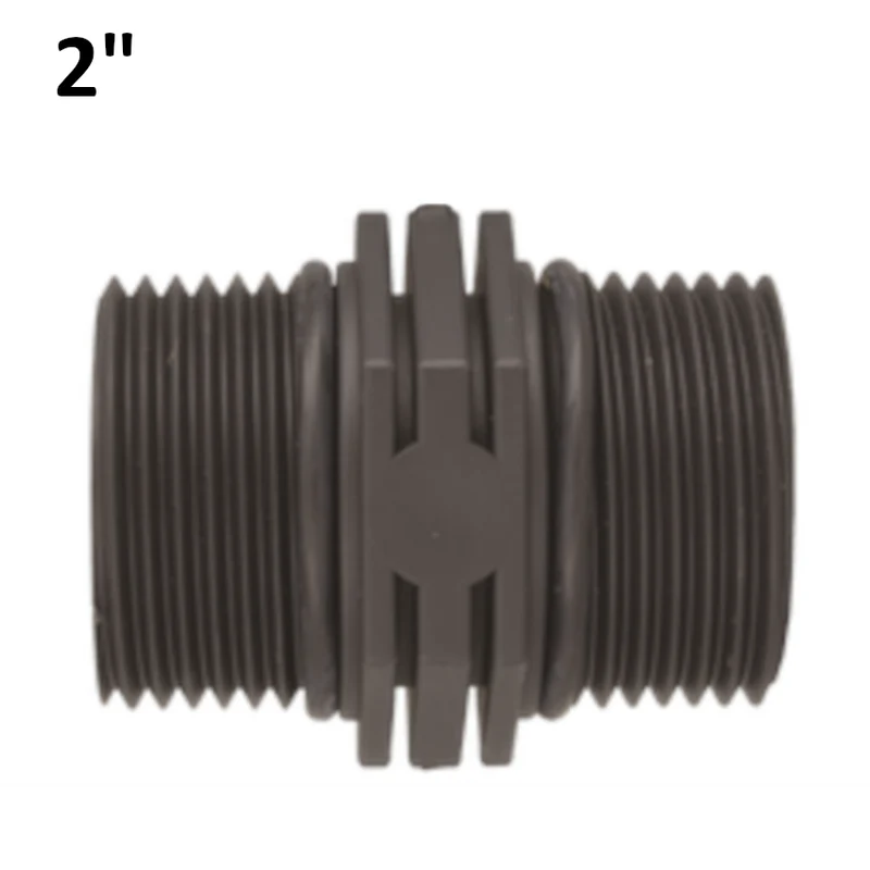 Mamelon 2'' M-M en polypropylène PP avec joint torique d'étanchéité.