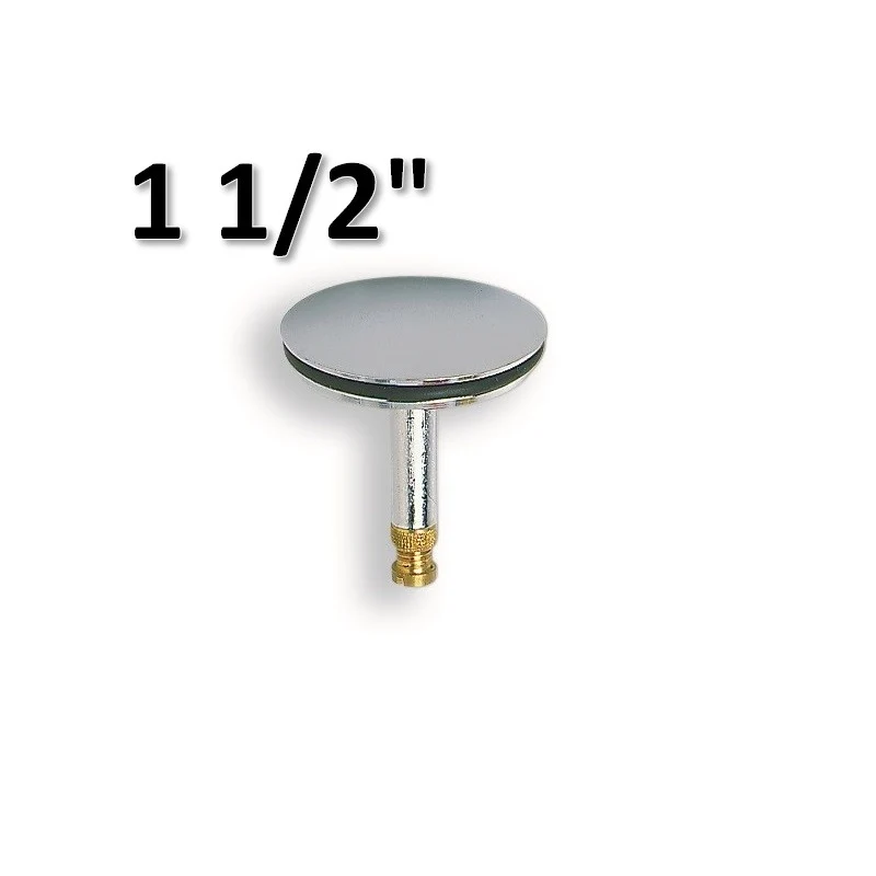 Bonde de vidange chromée 1/2" pour baignoire - Ø 42 mm