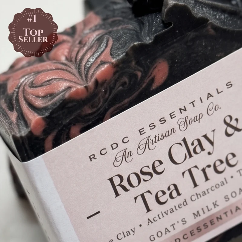Rose Clay & Tea Tree | Handmade Cold Process Face Soap
