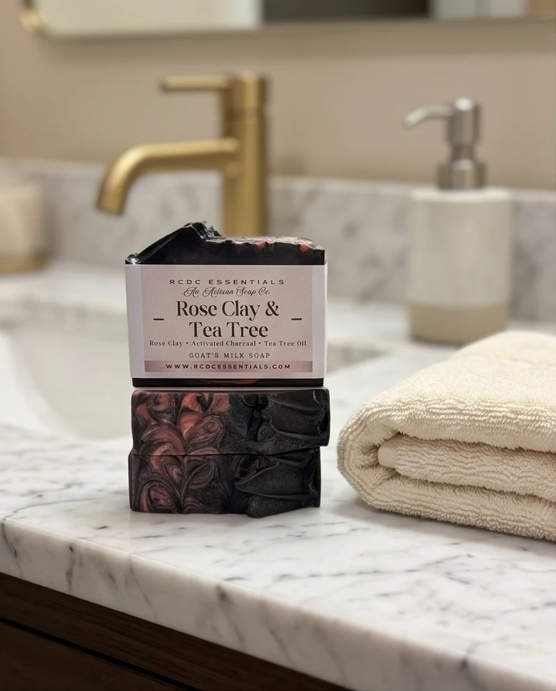 Rose Clay & Tea Tree | Handmade Cold Process Face Soap