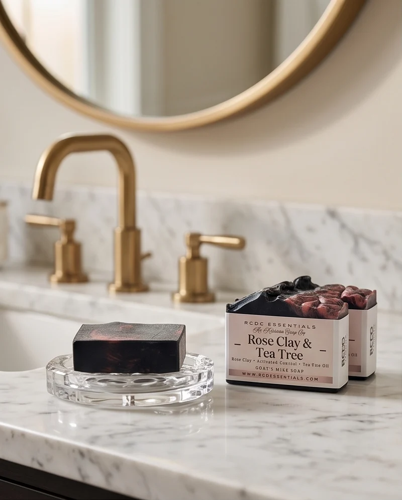 Rose Clay & Tea Tree | Handmade Cold Process Face Soap