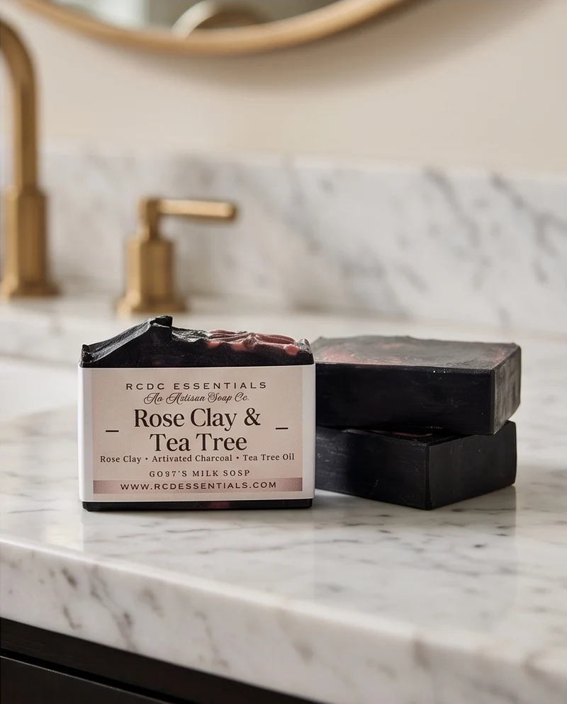 Rose Clay & Tea Tree | Handmade Cold Process Face Soap