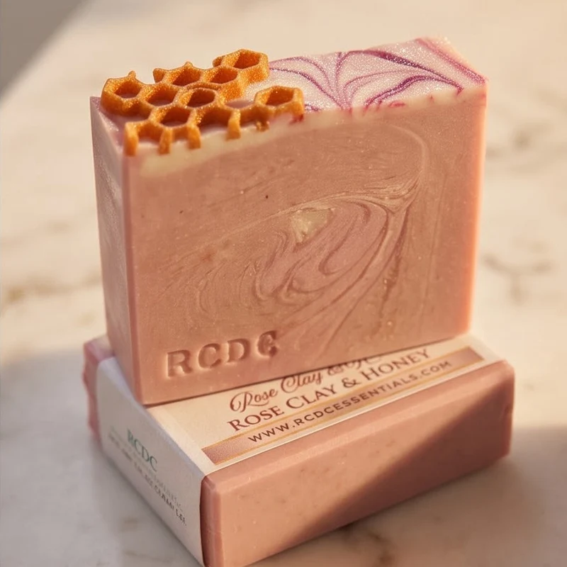 Rose Clay & Honey ~ Natural Handmade Cold Process Soap
