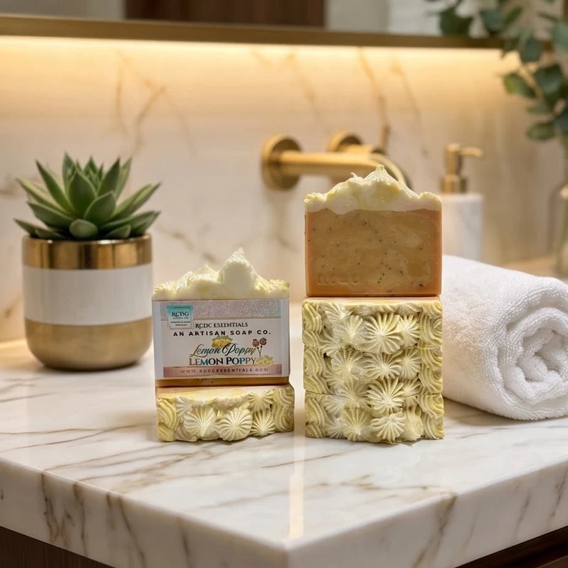 Lemon Poppy | Handmade Cold Process Soap