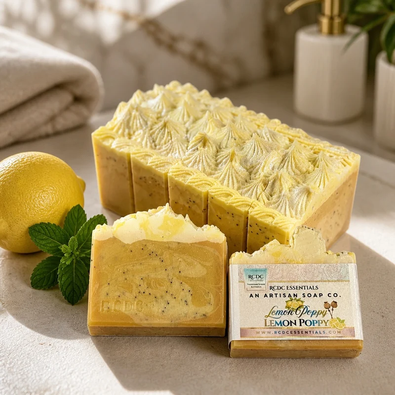 Lemon Poppy | Handmade Cold Process Soap