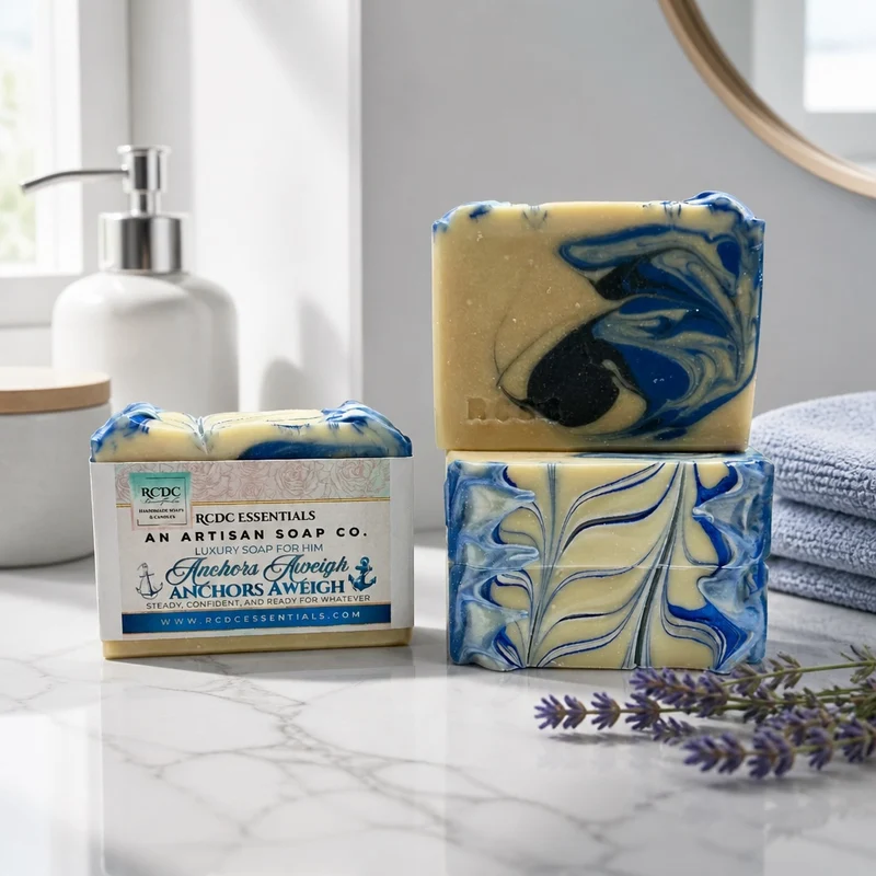 Anchors Aweigh ~ Handmade Cold Process Soap ( For Him)