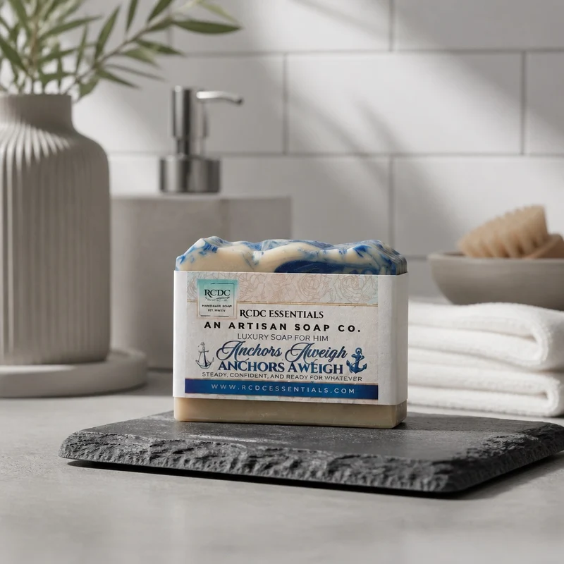 Anchors Aweigh ~ Handmade Cold Process Soap ( For Him)