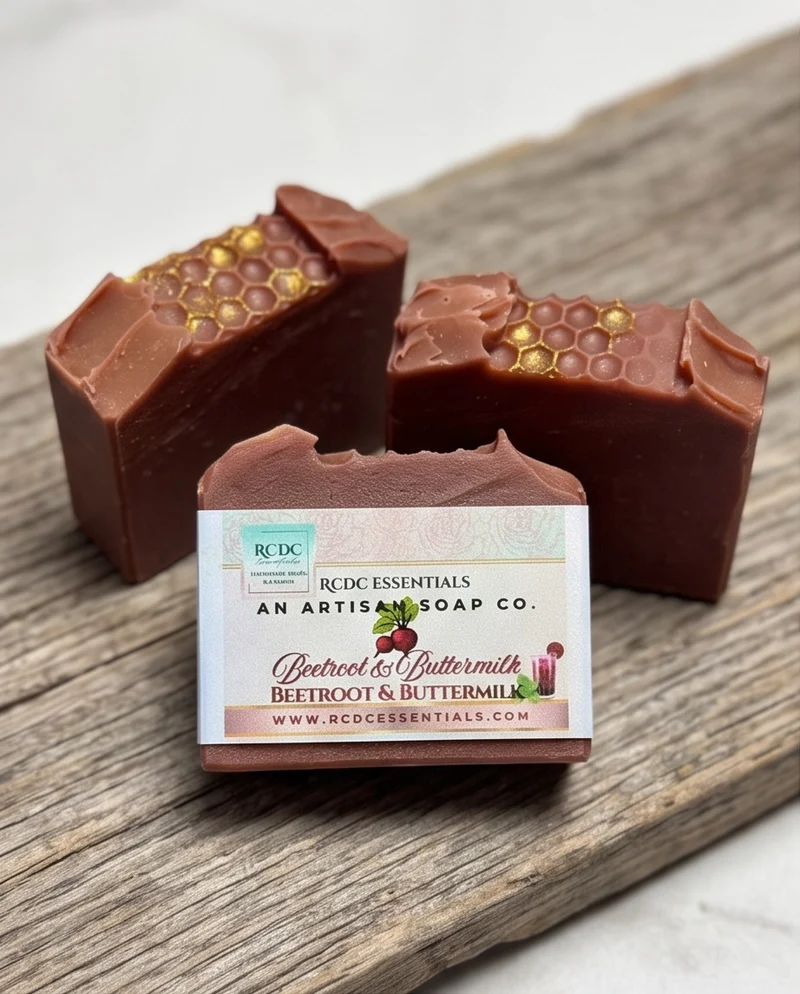 Beetroot & Buttermilk | Handmade Cold Process Soap
