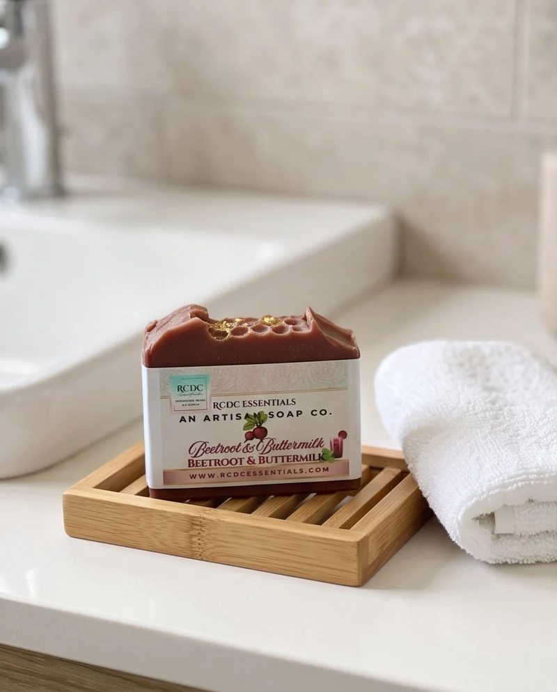 Beetroot & Buttermilk | Handmade Cold Process Soap