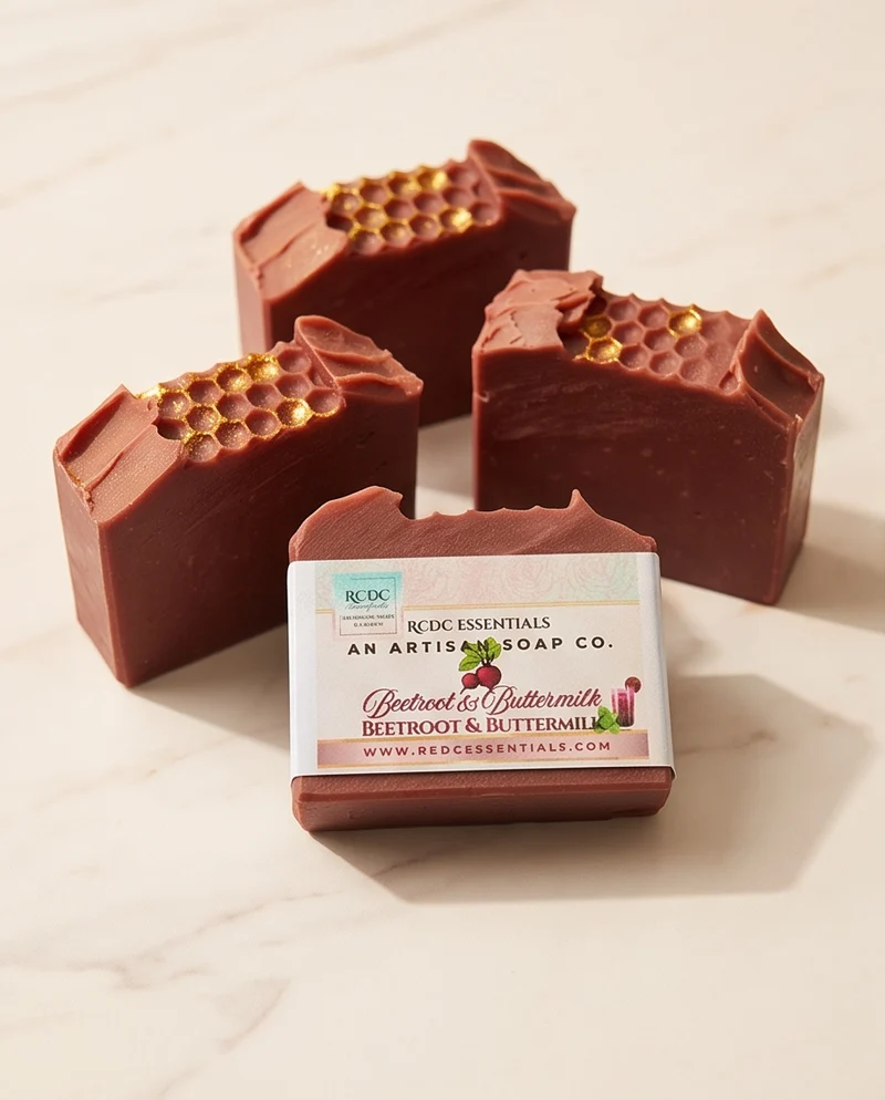 Beetroot & Buttermilk | Handmade Cold Process Soap