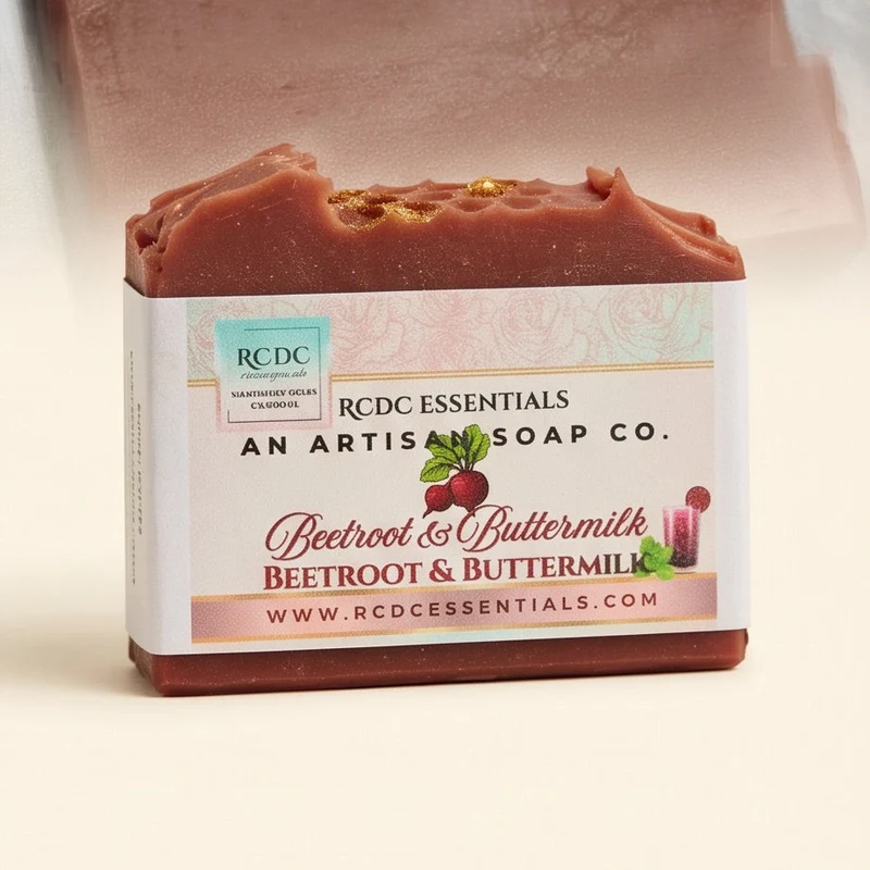 Beetroot & Buttermilk | Handmade Cold Process Soap