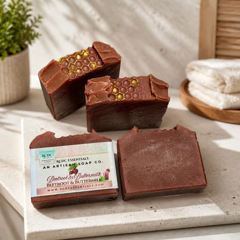 Beetroot & Buttermilk | Handmade Cold Process Soap