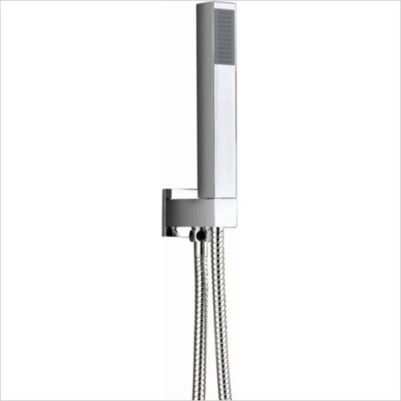 Square Twin Thermostatic Concealed Mixer Shower Kit with Wall Mounted 300mm Shower Head & Handset