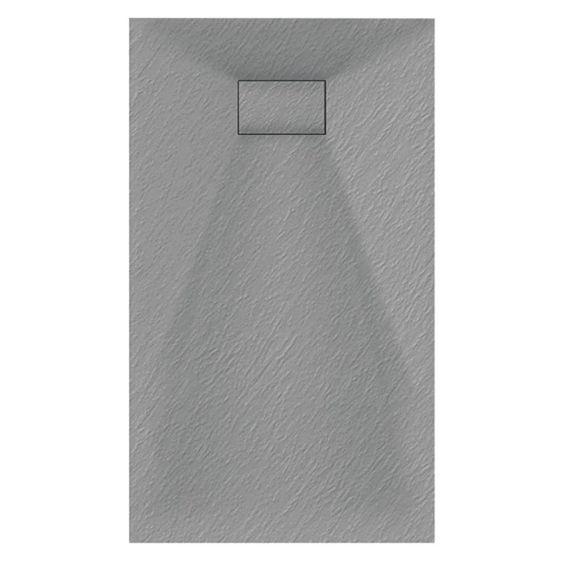 Veloce Uno Rectangle Shower Tray 900 x 1200mm - Grey