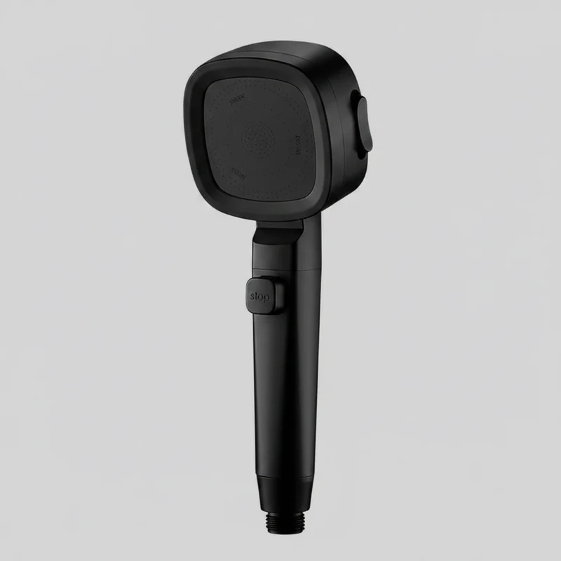 Douchette de douche 3 modes avec bouton d'arrêt et cartouche filtrante