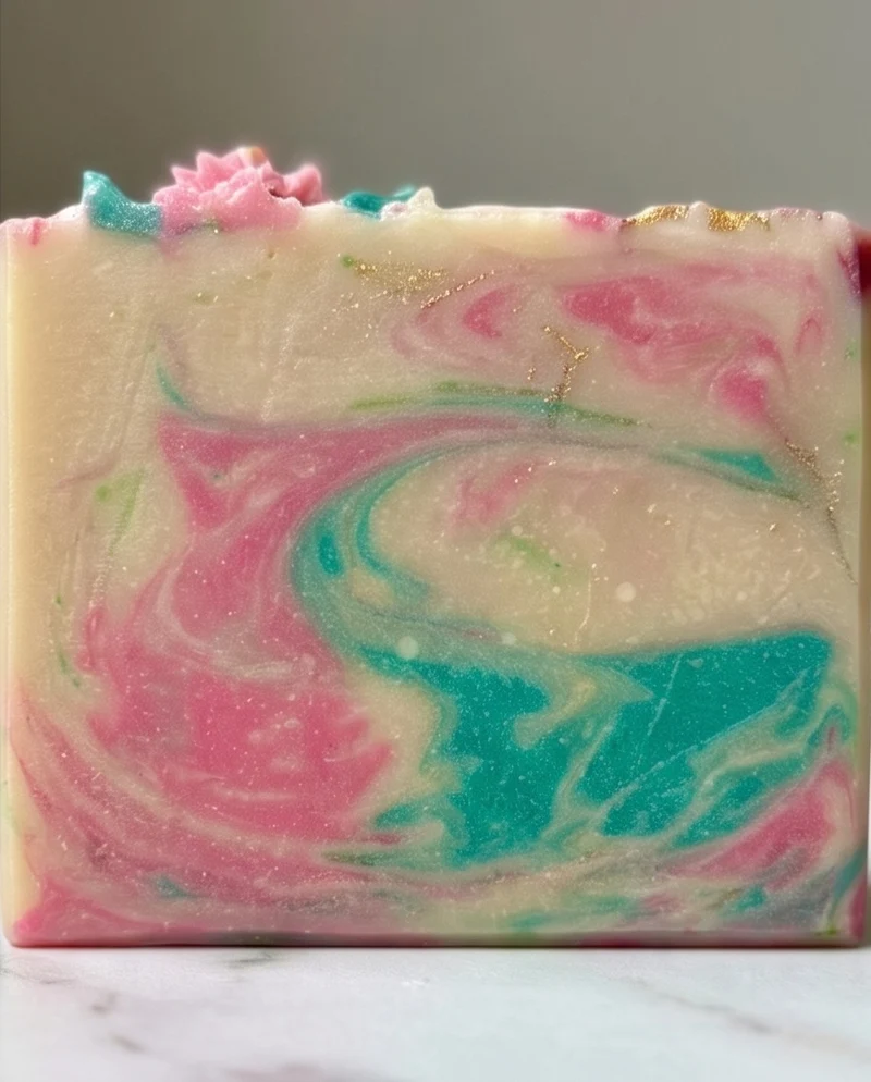 Pink Lotus & Lime | Handmade Cold Process Soap