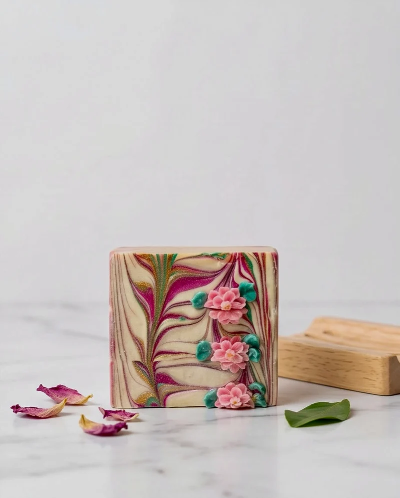 Pink Lotus & Lime | Handmade Cold Process Soap